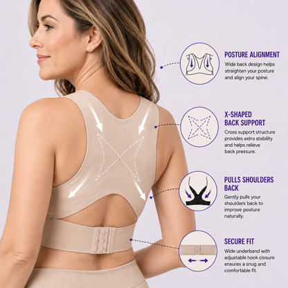 Natural Lift All-Day Support in 10 Seconds With the PostureLift Bra